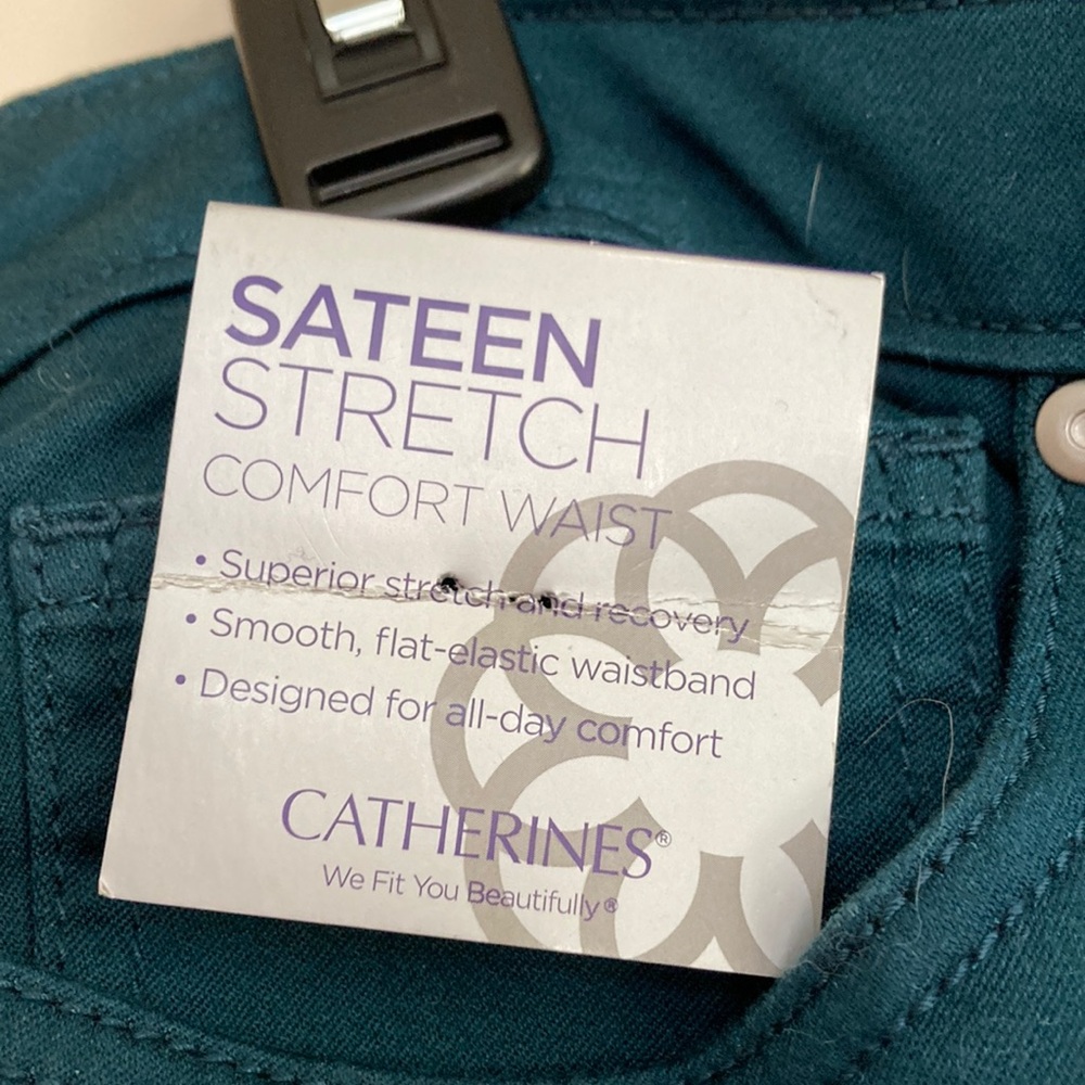 Catherines Blue Tailored Trousers - Picture 3 of 5